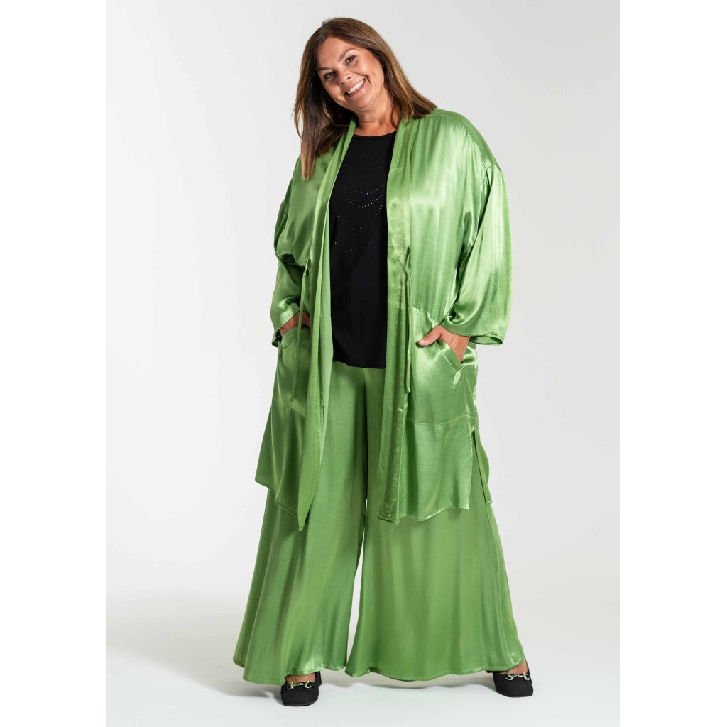 Gozzip Woman GBenedicta Long Cardigan Long Cardigan Green