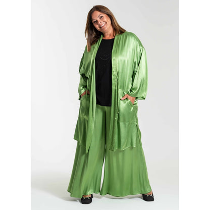 Gozzip Woman GBenedicta Long Cardigan Long Cardigan Green