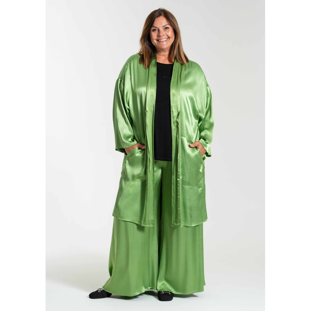 Gozzip Woman GBenedicta Long Cardigan Long Cardigan Green