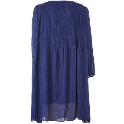 Gozzip Woman GBenedikte Plisse Dress Dress Ink blue