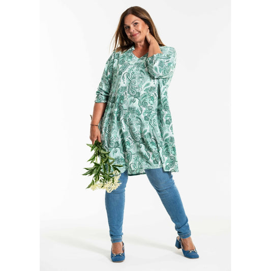 Gozzip Woman GBentina Tunic Tunic Green