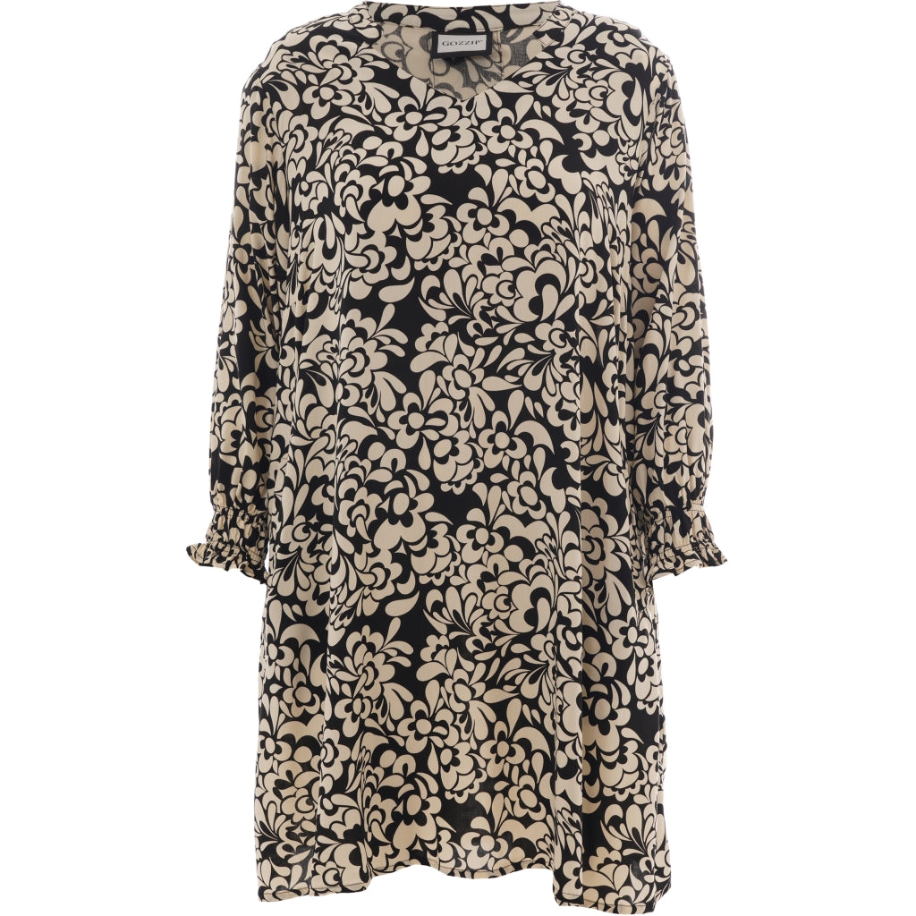 Gozzip Woman GBentina Tunic Tunic Black/Offwhite
