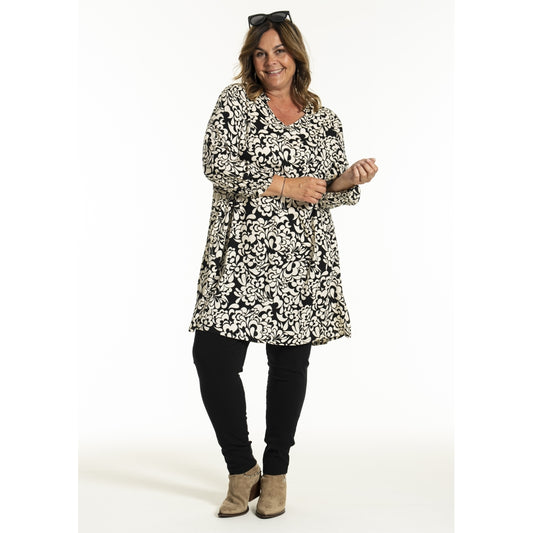 Gozzip Woman GBentina Tunic Tunic Black/Offwhite