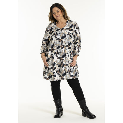 Gozzip Woman GBentina Tunic Tunic Multi color print