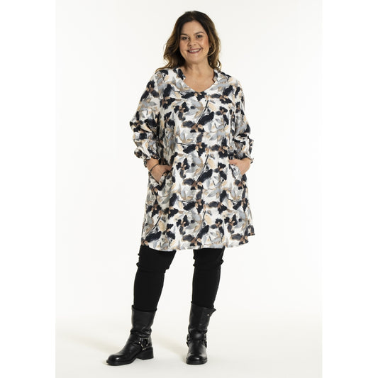 Gozzip Woman GBentina Tunic Tunic Multi color print