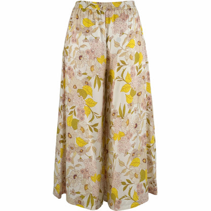 Gozzip Woman GBerethe Wide Pants Pants Flower Print