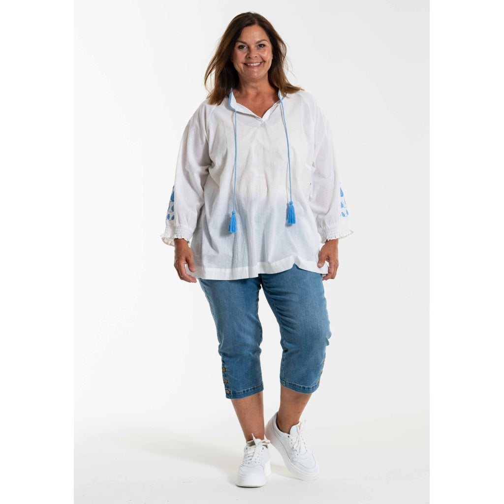 Gozzip Woman GBeryl Blouse Blouse White