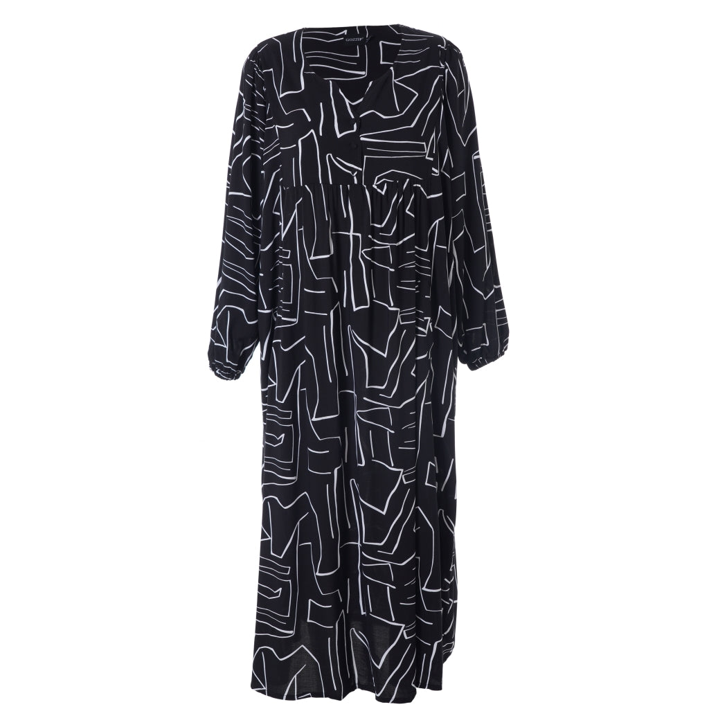 Gozzip Woman GBetine Dress Dress Black/White