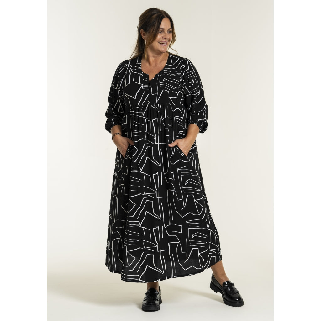 Gozzip Woman GBetine Dress Dress Black/White