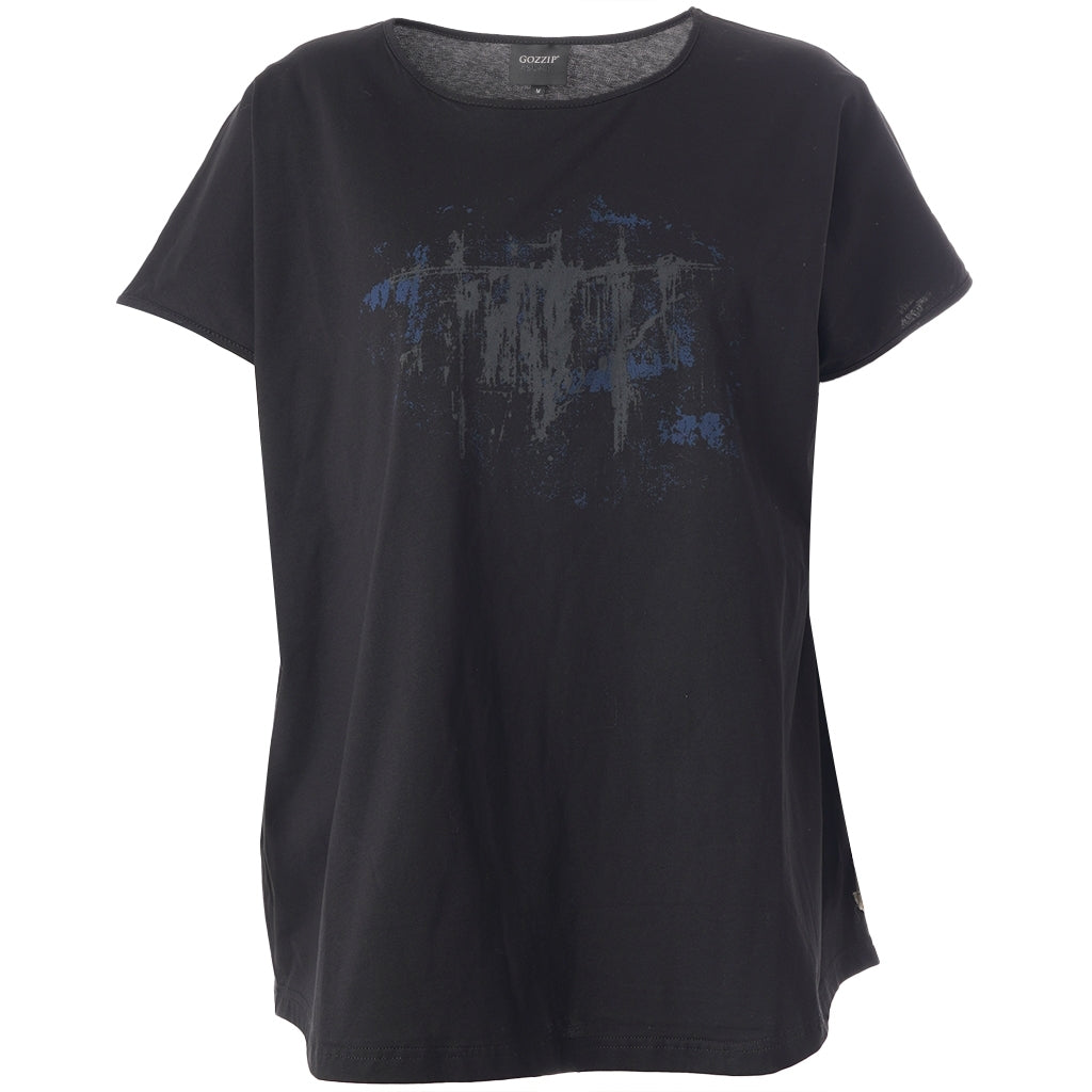 Gozzip Woman GBianca T-Shirt T-Shirt Black