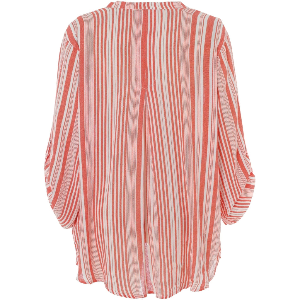 Gozzip Woman GBillie Blouse Blouse Coral stripe