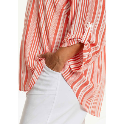 Gozzip Woman GBillie Blouse Blouse Coral stripe