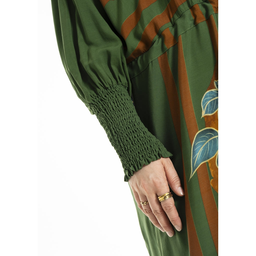 Gozzip Woman GBirgitte Dress Dress Green Print