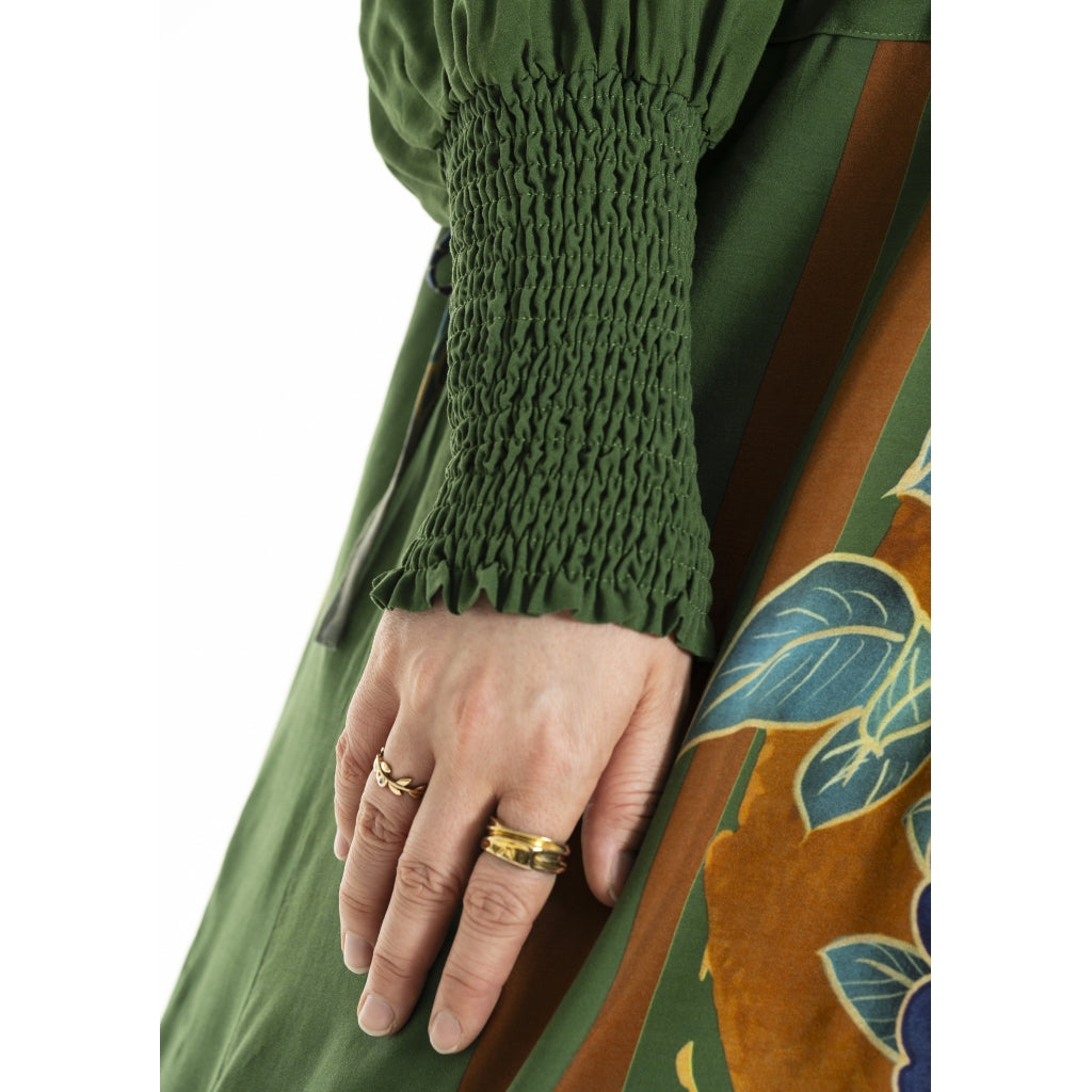 Gozzip Woman GBirgitte Dress Dress Green Print