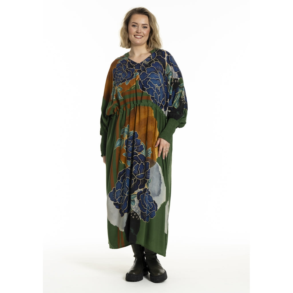 Gozzip Woman GBirgitte Dress Dress Green Print