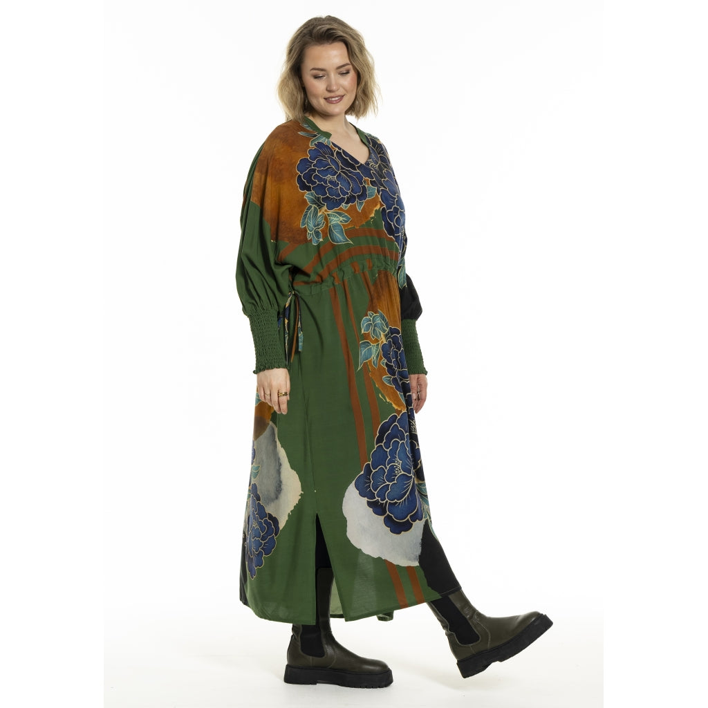 Gozzip Woman GBirgitte Dress Dress Green Print