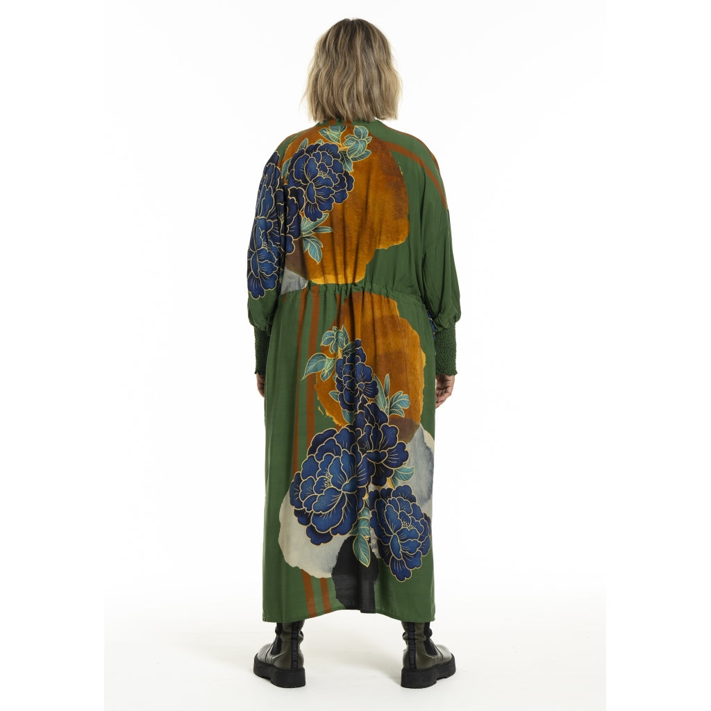 Gozzip Woman GBirgitte Dress Dress Green Print