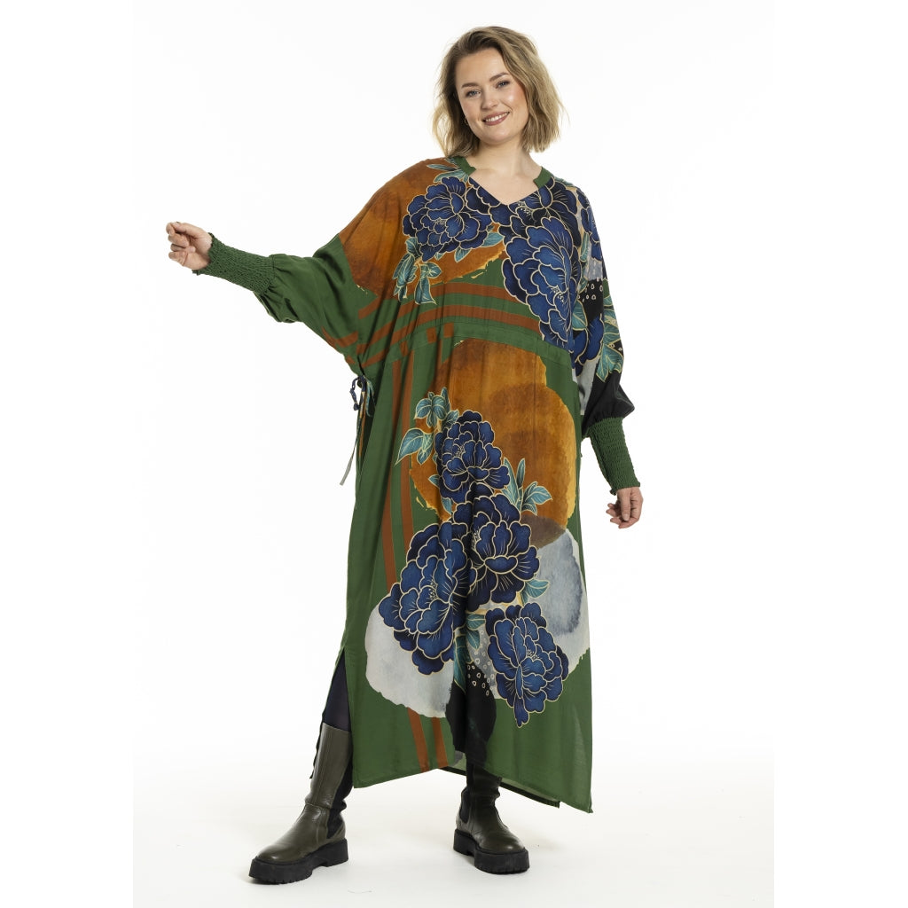 Gozzip Woman GBirgitte Dress Dress Green Print