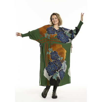 Gozzip Woman GBirgitte Dress Dress Green Print