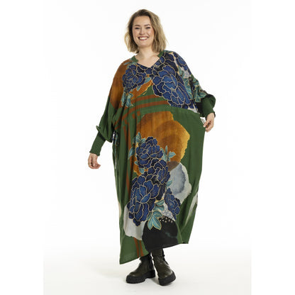 Gozzip Woman GBirgitte Dress Dress Green Print