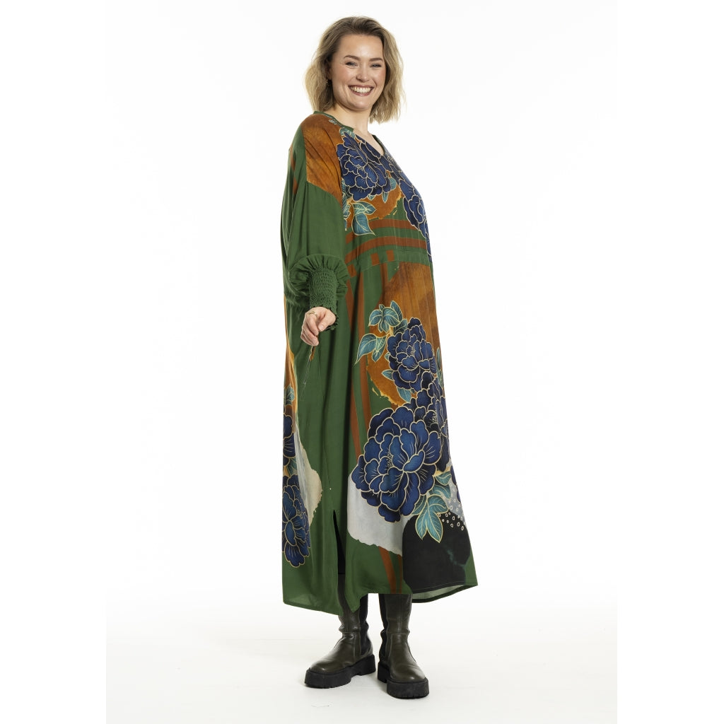 Gozzip Woman GBirgitte Dress Dress Green Print