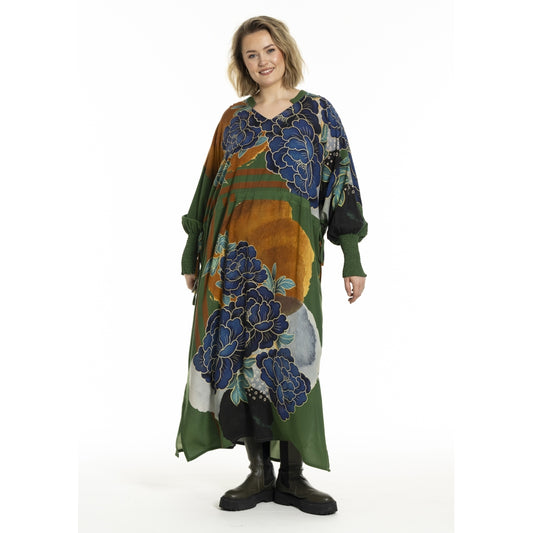 Gozzip Woman GBirgitte Dress Dress Green Print