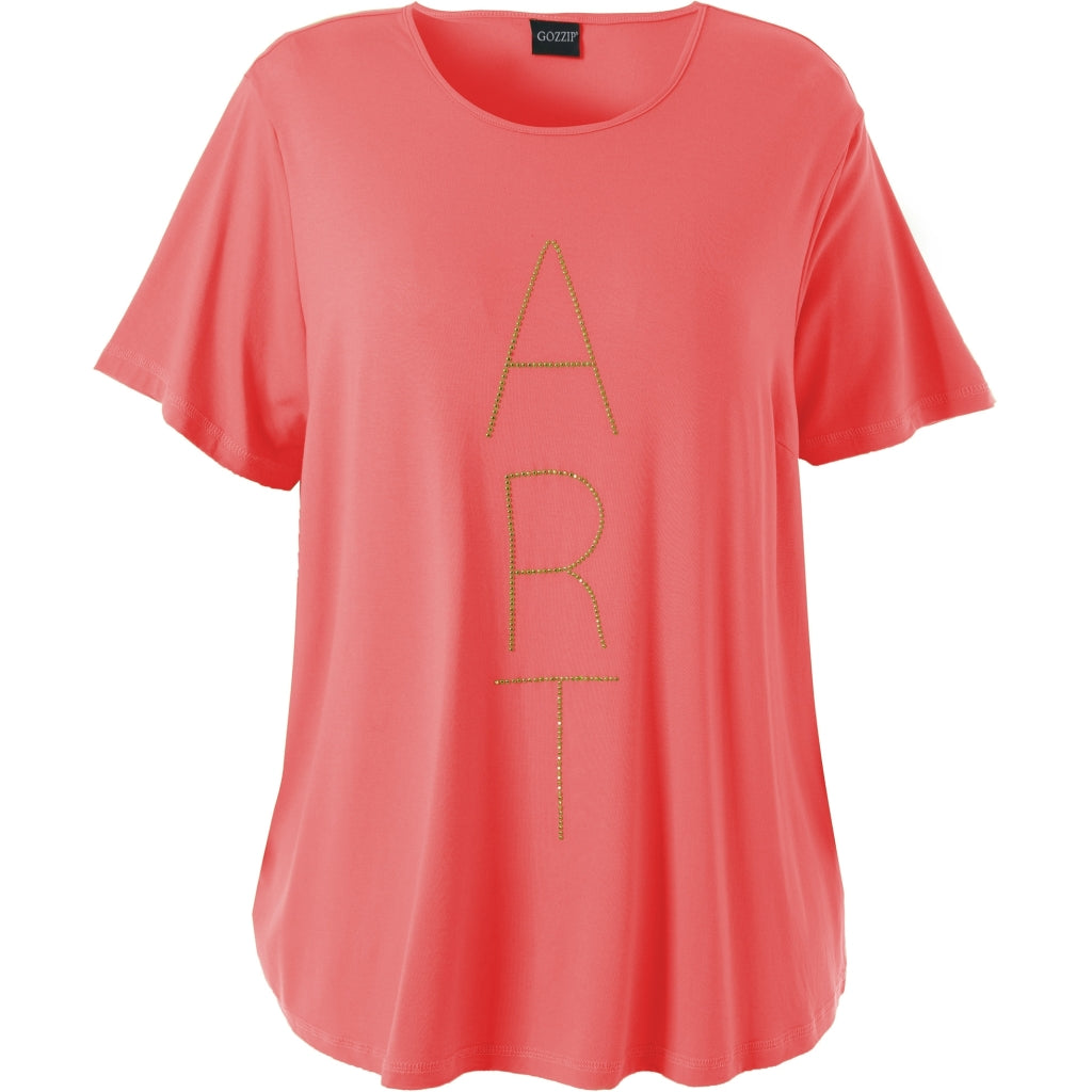 Gozzip Woman GBirka T-Shirt T-Shirt Coral