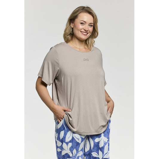 Gozzip Woman GBirka T-Shirt with print T-Shirt Sand