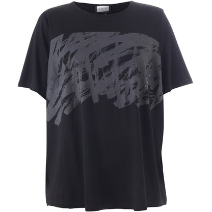 Gozzip Woman GBirka T-Shirt with print T-Shirt Black With Grey