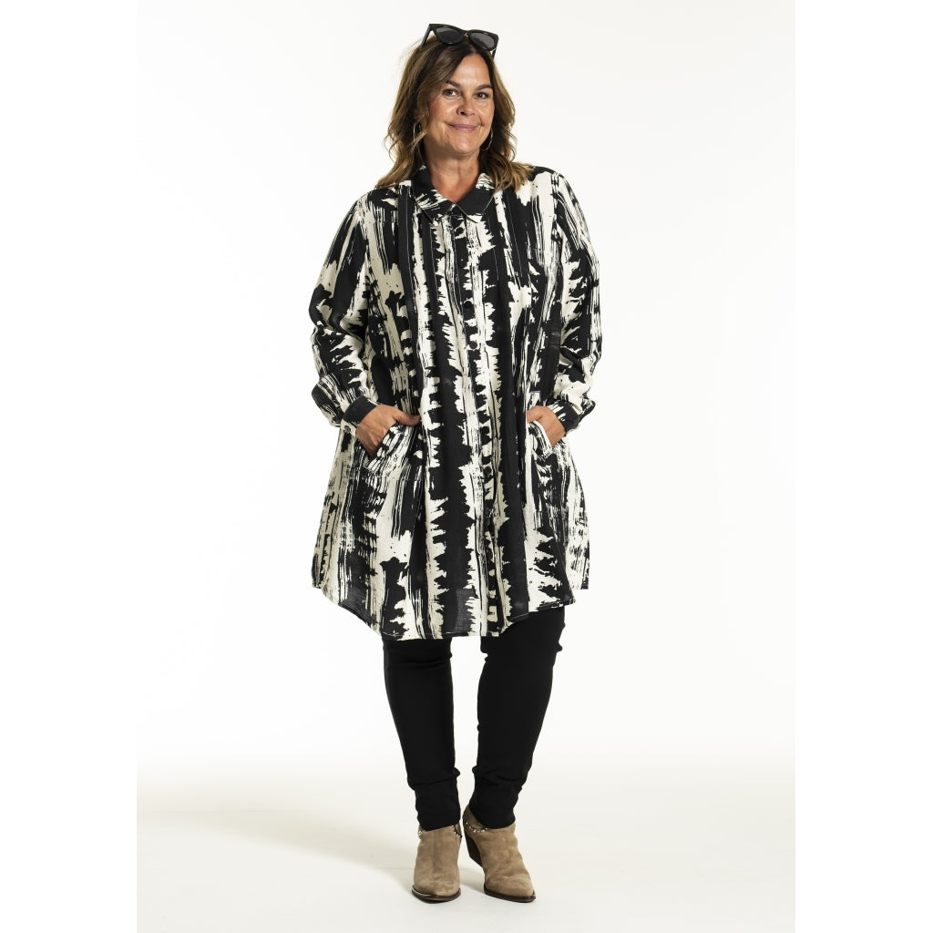 Gozzip Woman GBirla Tunic Tunic Black/Offwhite