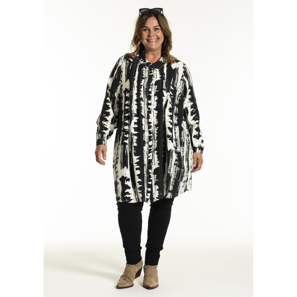 Gozzip Woman GBirla Tunic Tunic Black/Offwhite