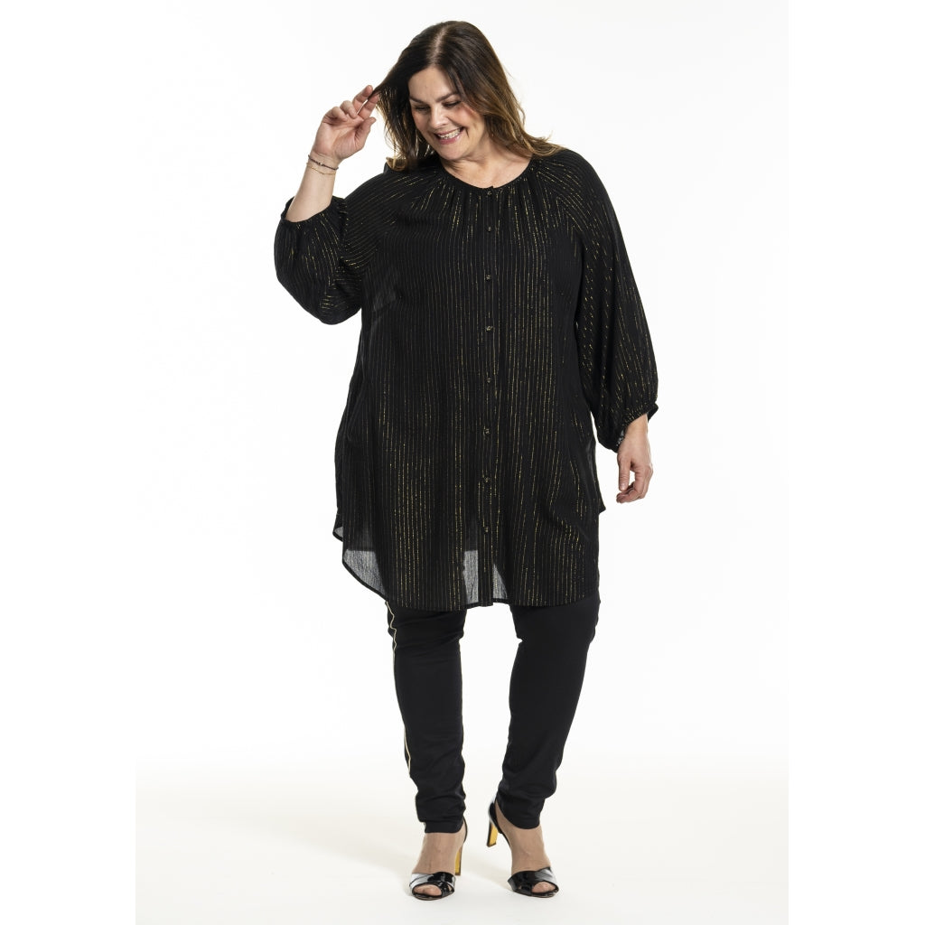 Gozzip Woman GBoanna Long Blouse Blouse Black