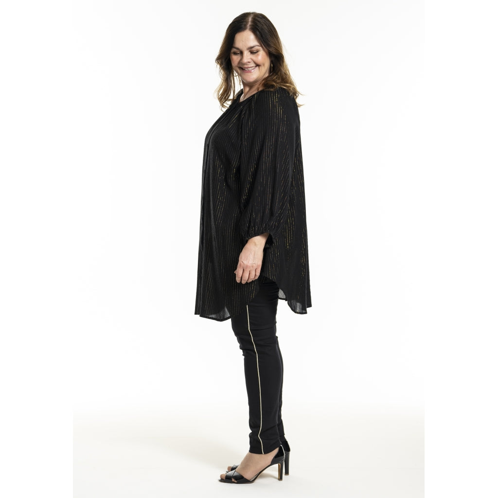 Gozzip Woman GBoanna Long Blouse Blouse Black