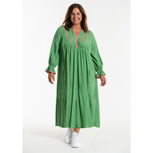 Gozzip Woman GBranka Dress Dress Green with coral