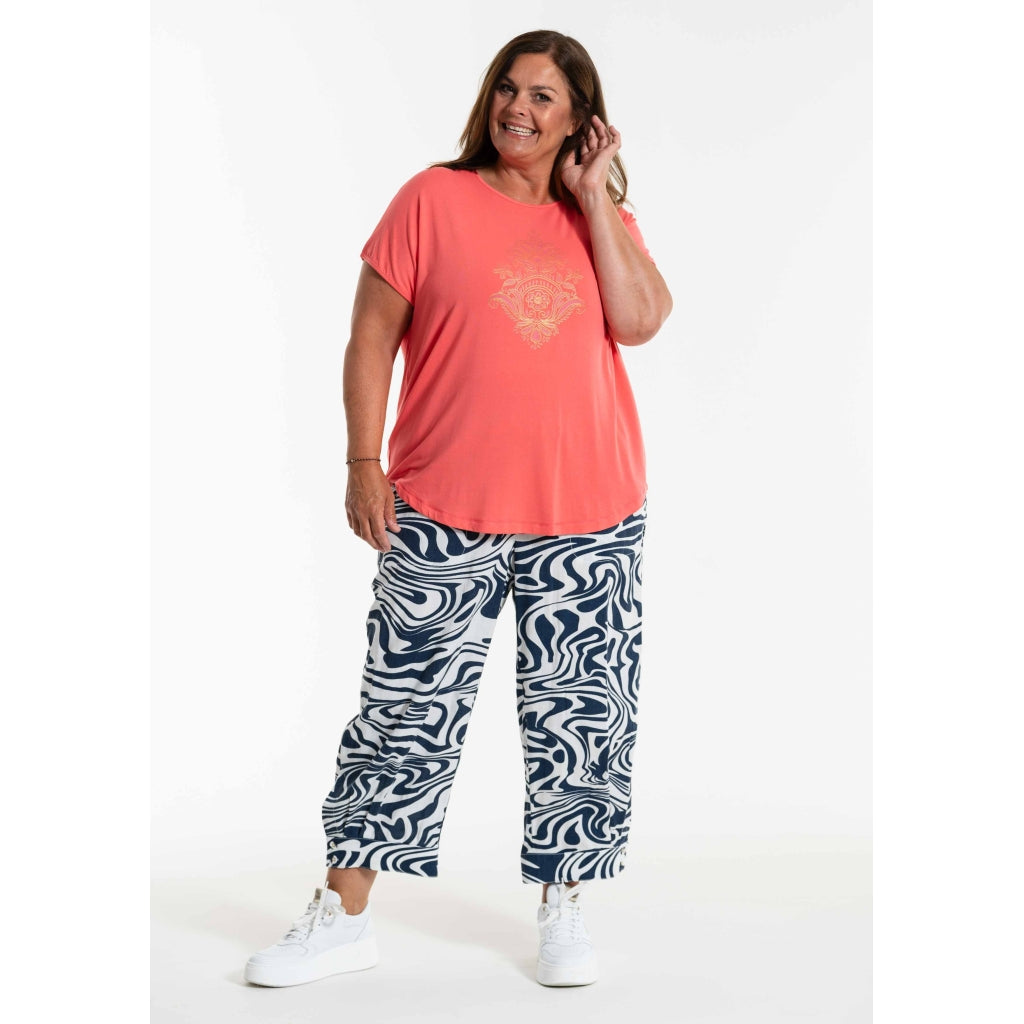 Gozzip Woman GBriddie Pants Pants White/Blue