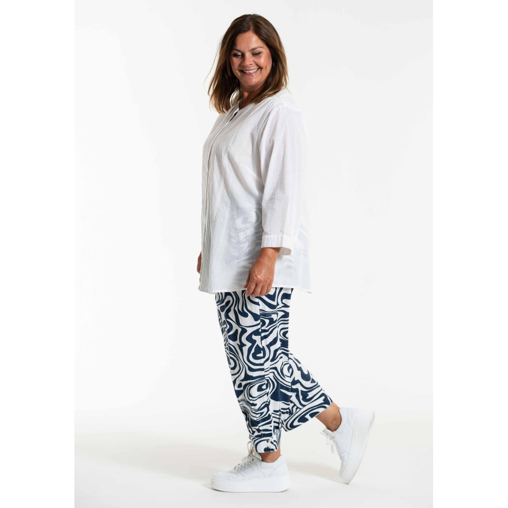 Gozzip Woman GBriddie Pants Pants White/Blue