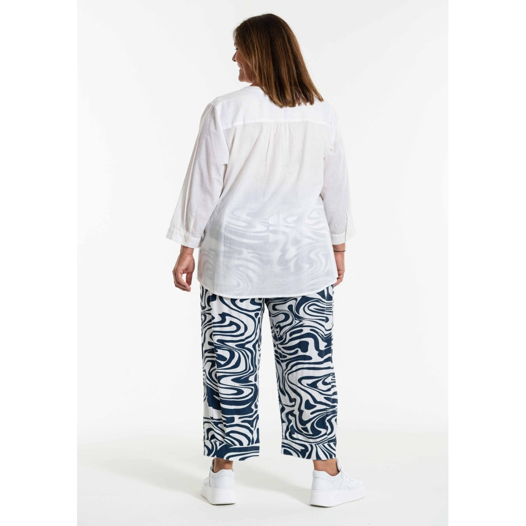 Gozzip Woman GBriddie Pants Pants White/Blue