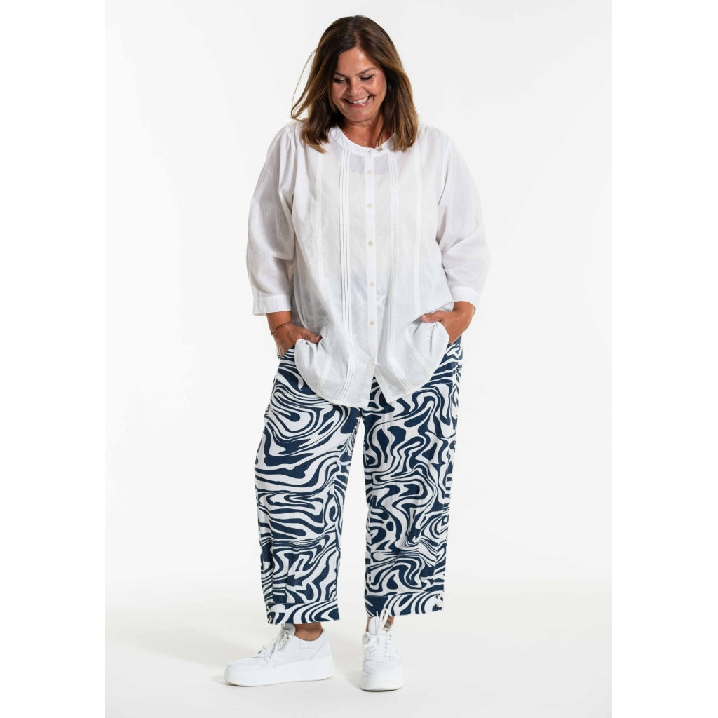 Gozzip Woman GBriddie Pants Pants White/Blue