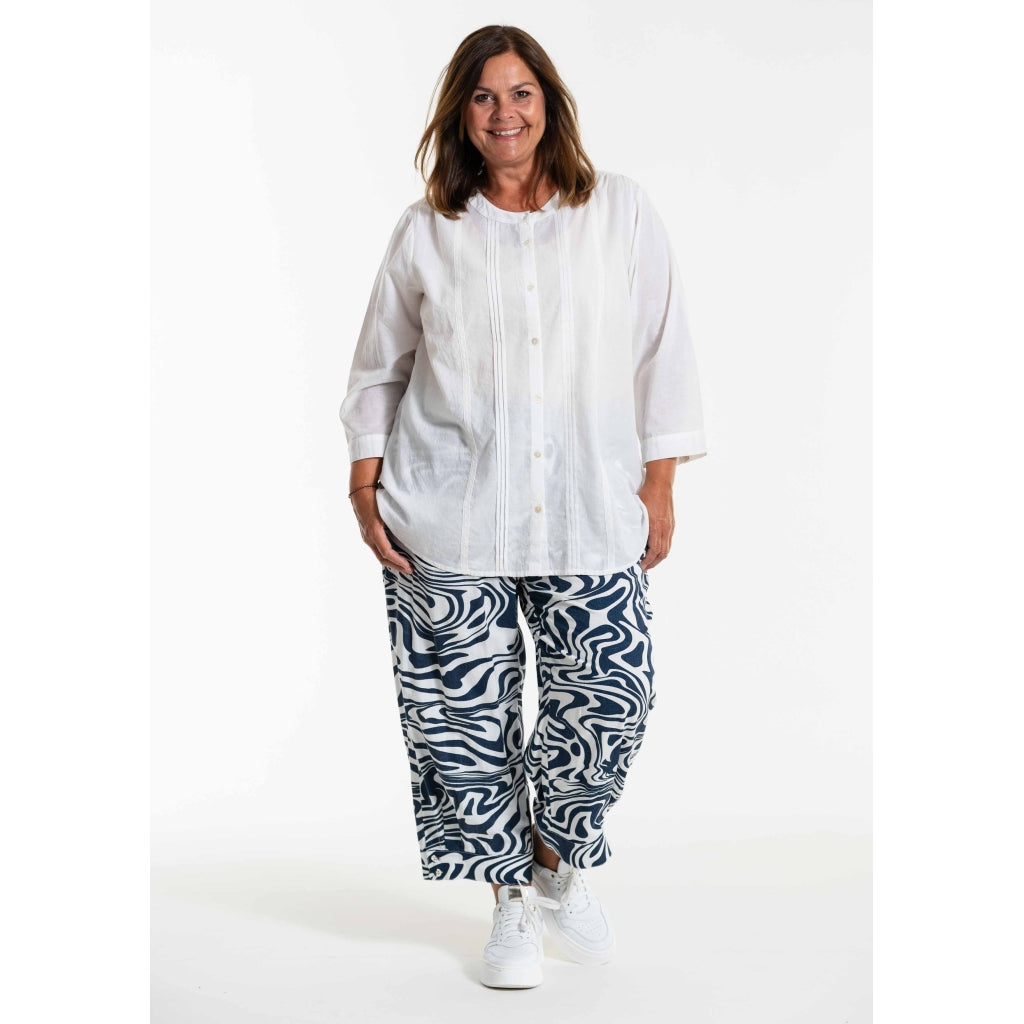 Gozzip Woman GBriddie Pants Pants White/Blue