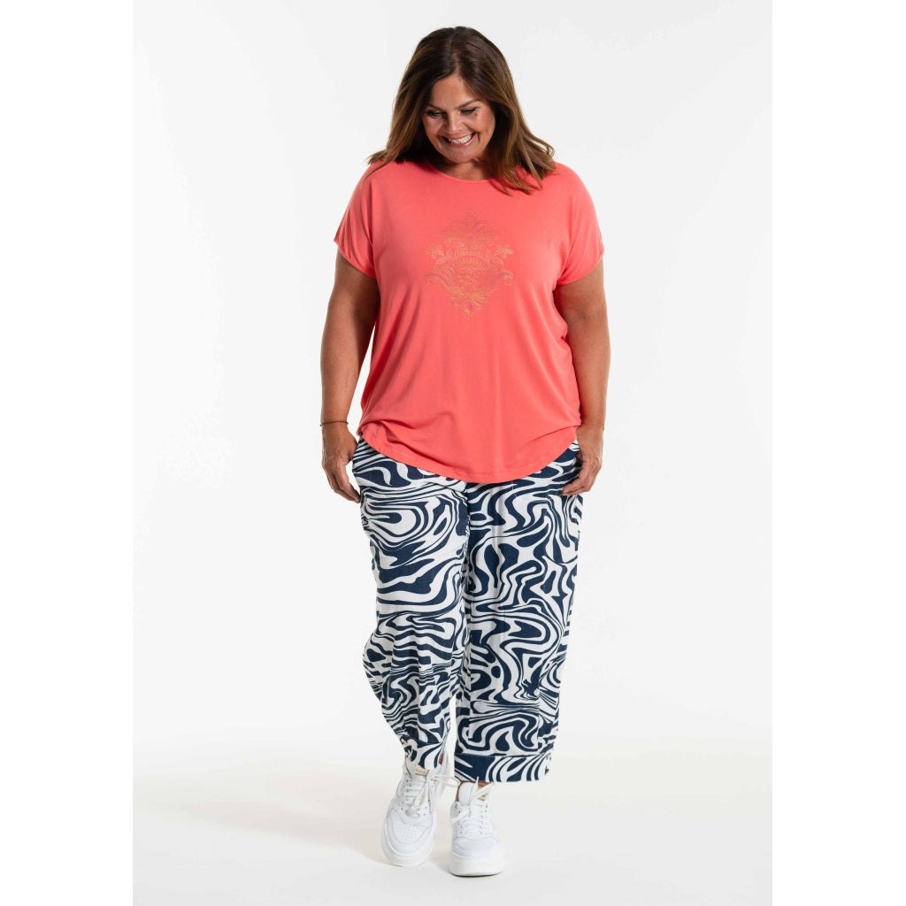 Gozzip Woman GBriddie Pants Pants White/Blue