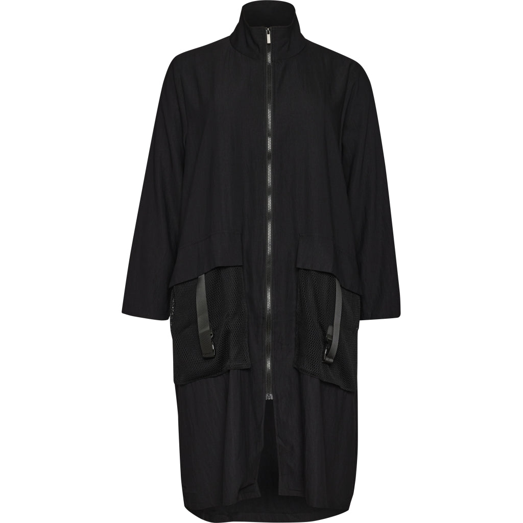 Gozzip Woman GCeleste Jacket with net pockets Jacket Black