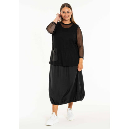 Gozzip Woman GCilla Mesh Blouse Blouse Black