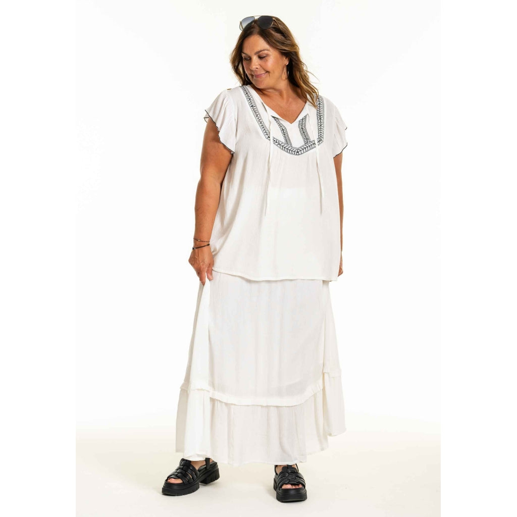 Gozzip Woman GDawn Skirt Skirt White