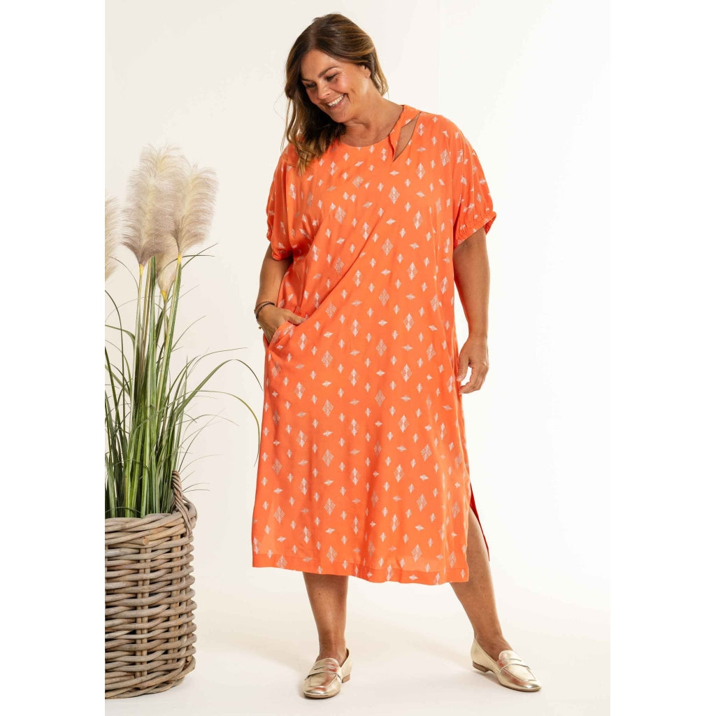 Gozzip Woman GDena Dress Dress Coral