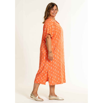 Gozzip Woman GDena Dress Dress Coral