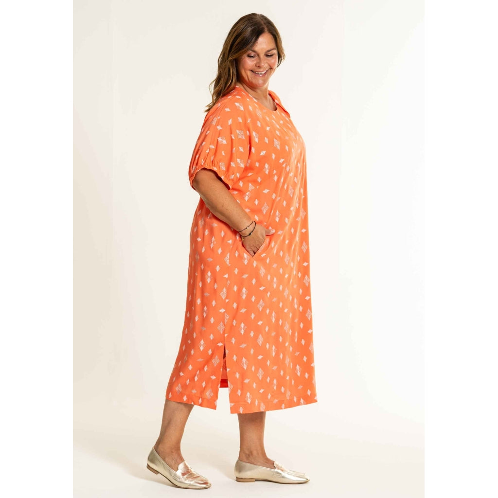 Gozzip Woman GDena Dress Dress Coral