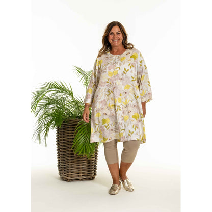 Gozzip Woman GDendie Shirt Tunic Shirt Tunic Flower Print