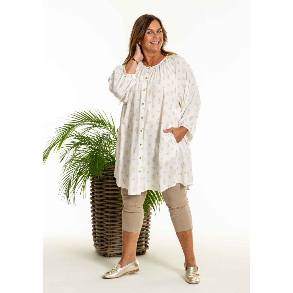 Gozzip Woman GDenise Tunic Tunic Off-White