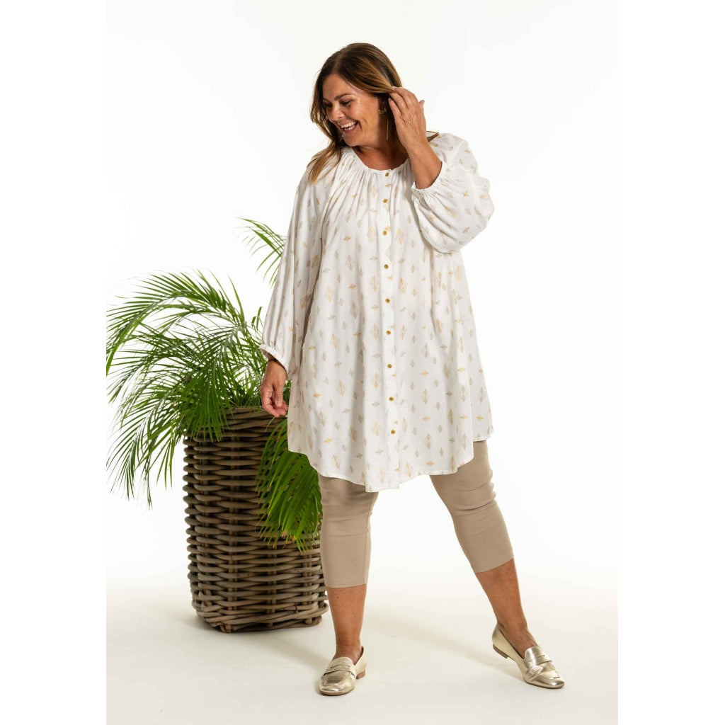 Gozzip Woman GDenise Tunic Tunic Off-White