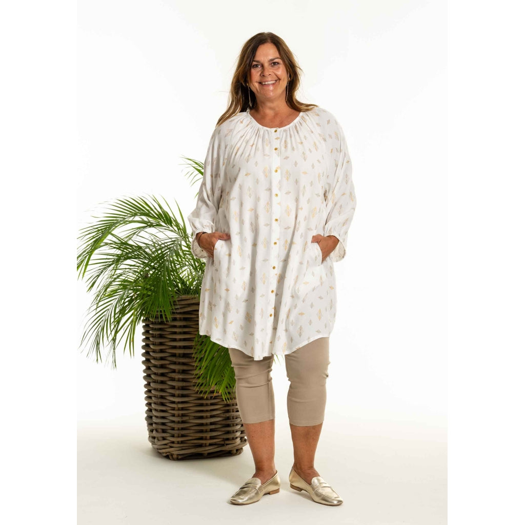 Gozzip Woman GDenise Tunic Tunic Off-White